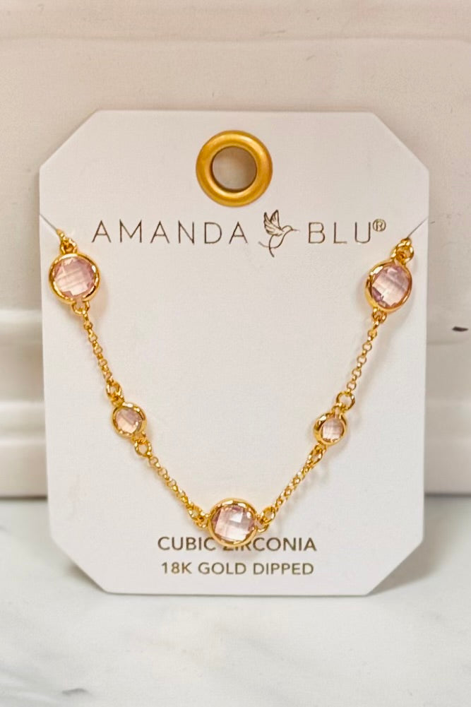 Amanda Blu Faceted CZ Collection in Gold
