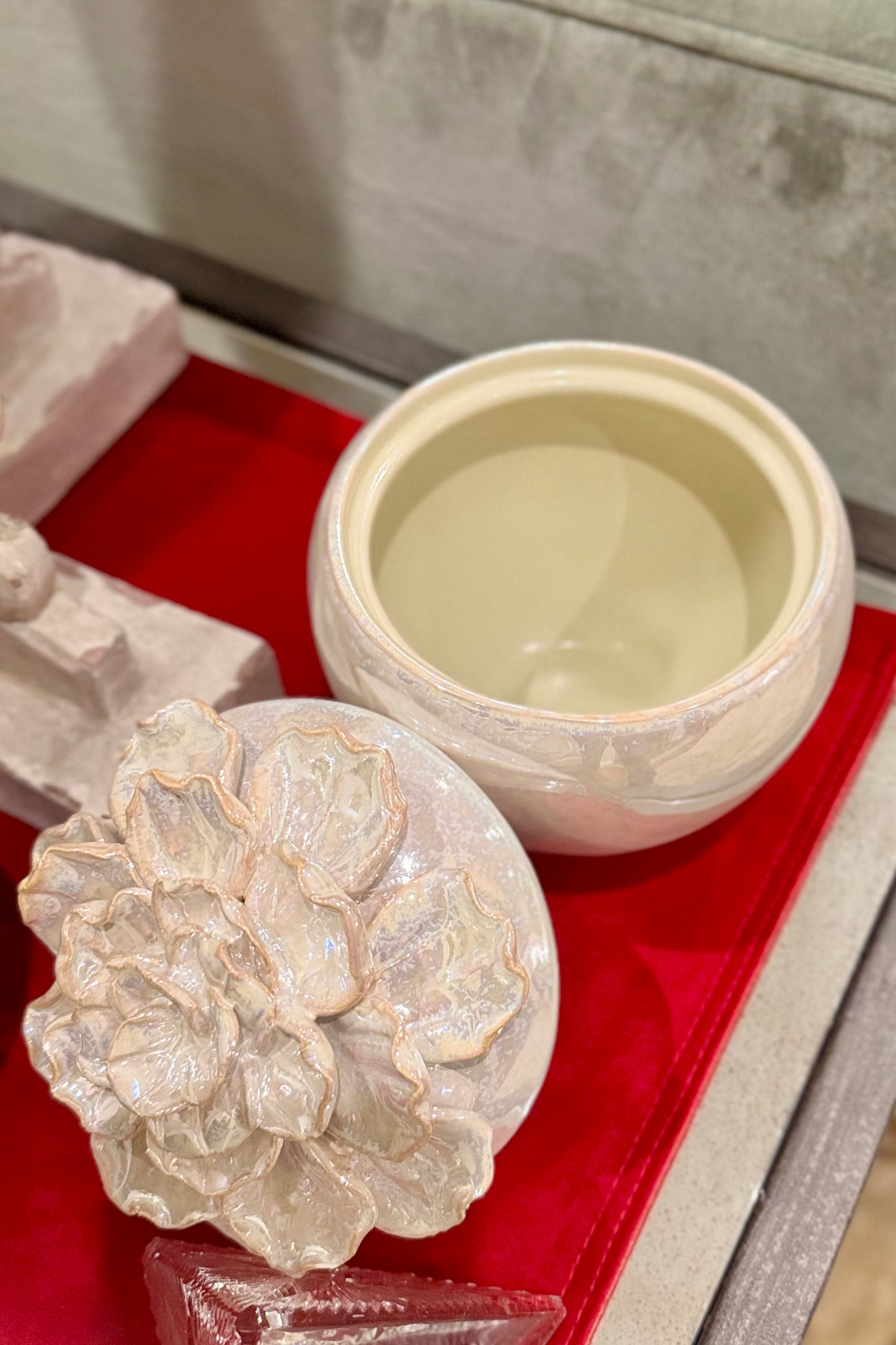Pearl Blossom Keepsake Jar