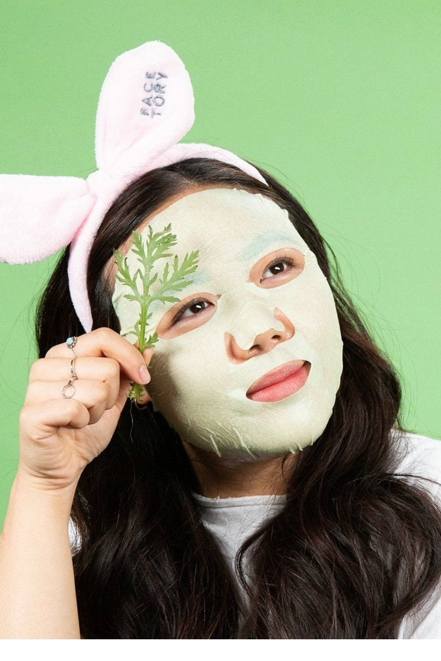 FaceTory Artemisia Refreshing Relief Soothing Sheet Mask - Korean Beauty