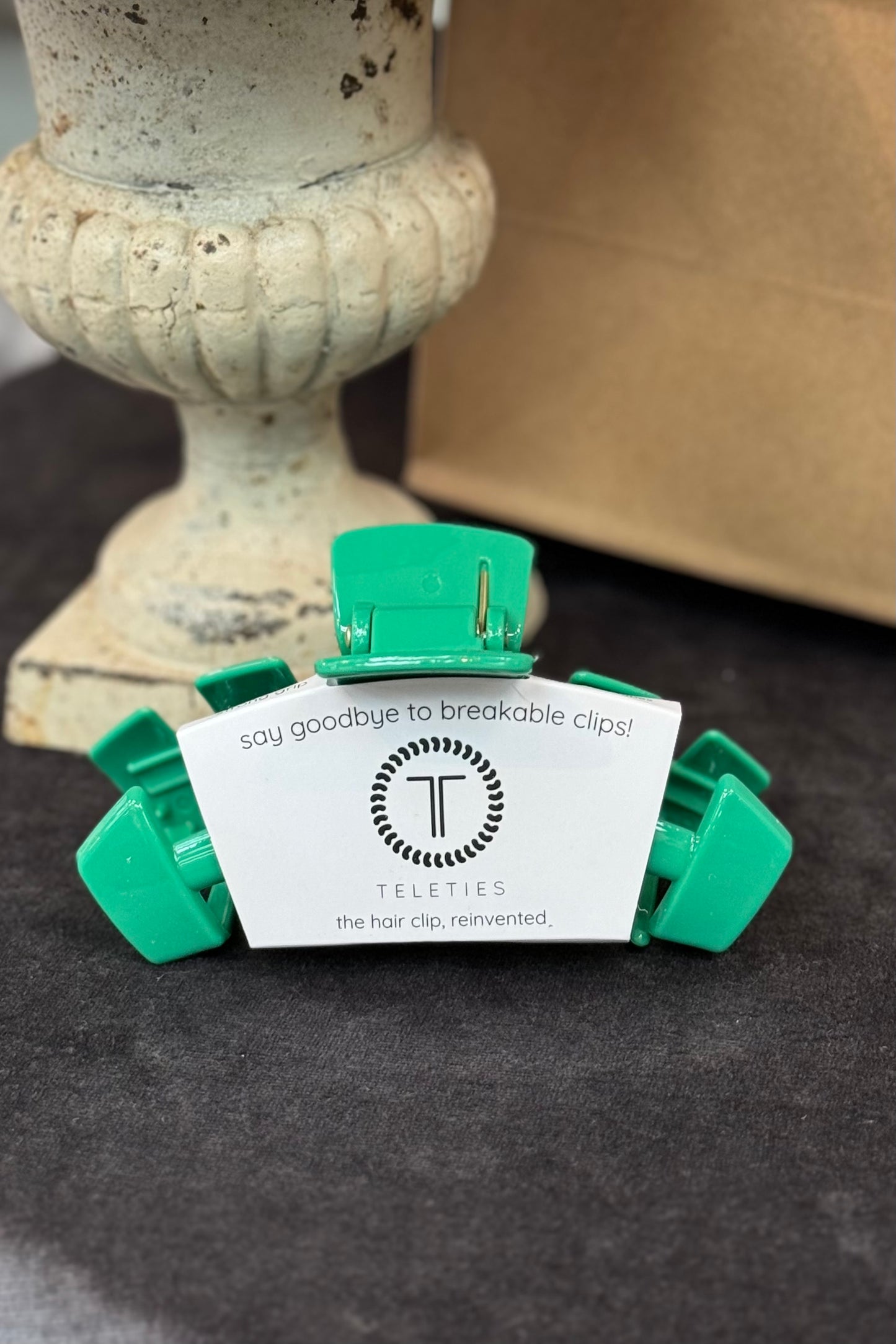 Teleties Classic Green Come True Hair Clip