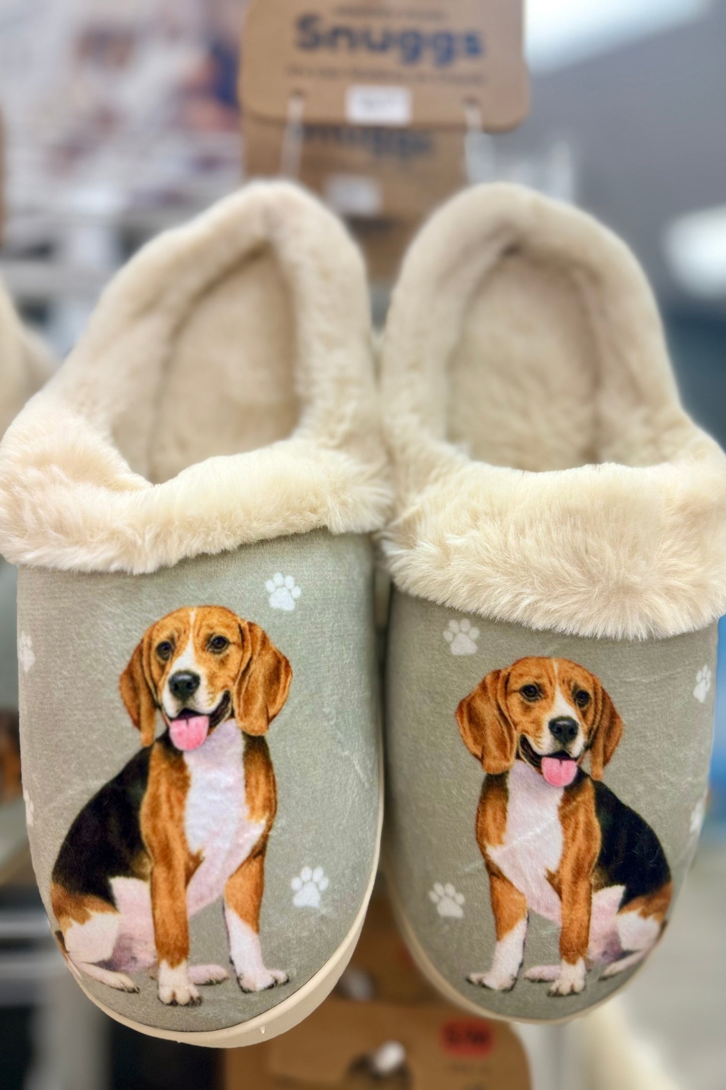 Snuggs Cozy Memory Foam Non-Slip Slippers- Favorite Pet Breeds Edition