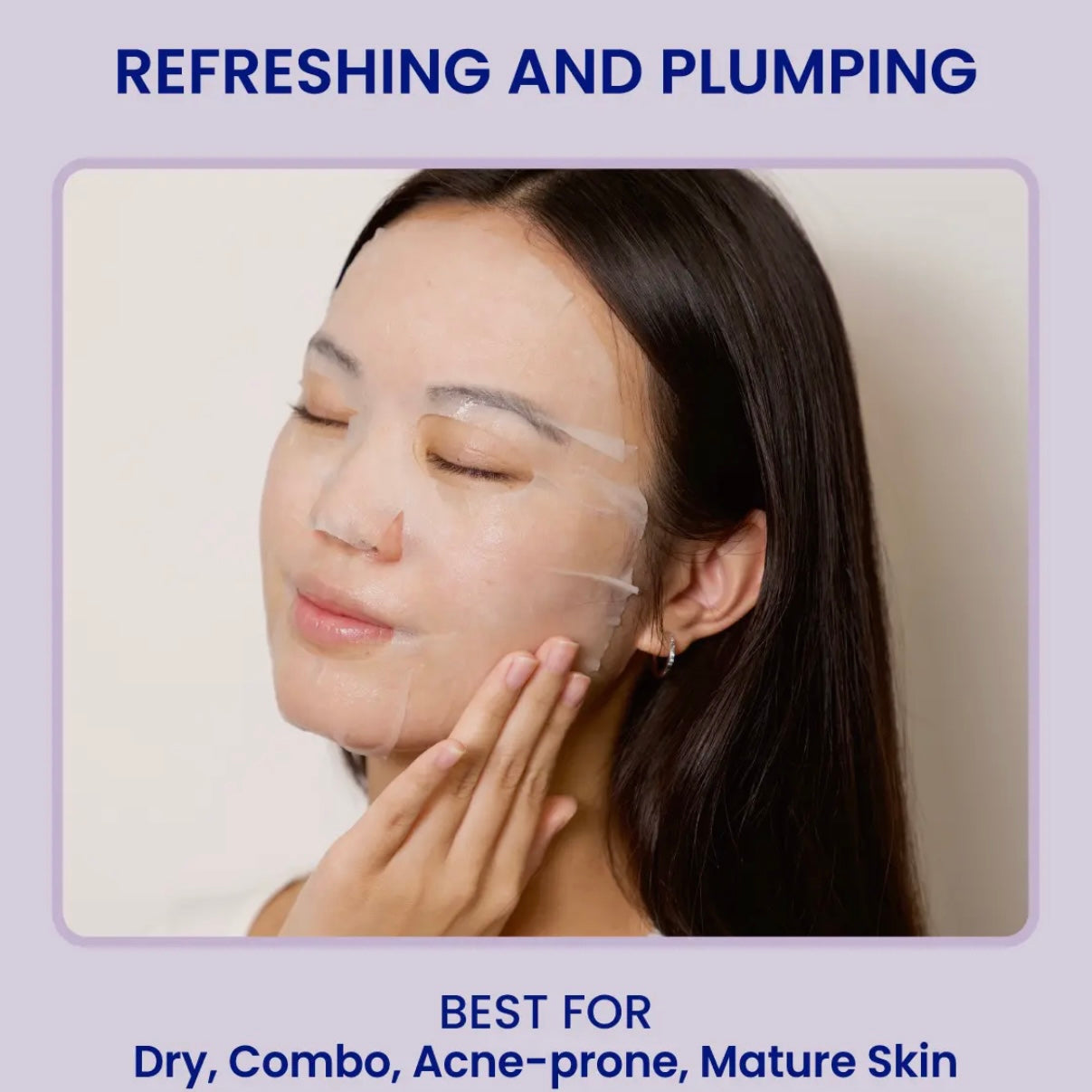 FaceTory Sea The Radiance Plumping Sheet Mask- Peptides and Seaweed- Korean Beauty