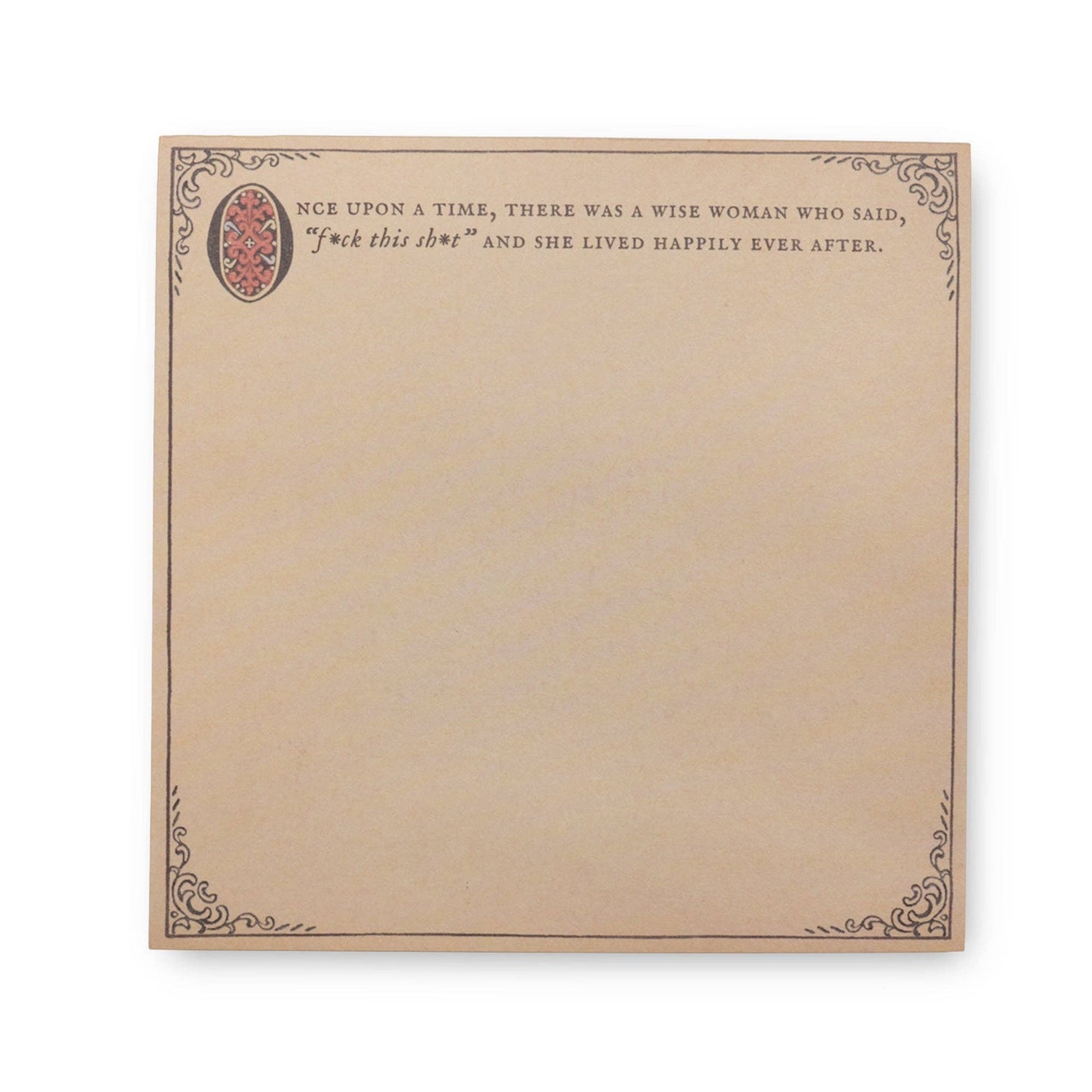 Once Upon A Time Square Notepad by Sugarboo