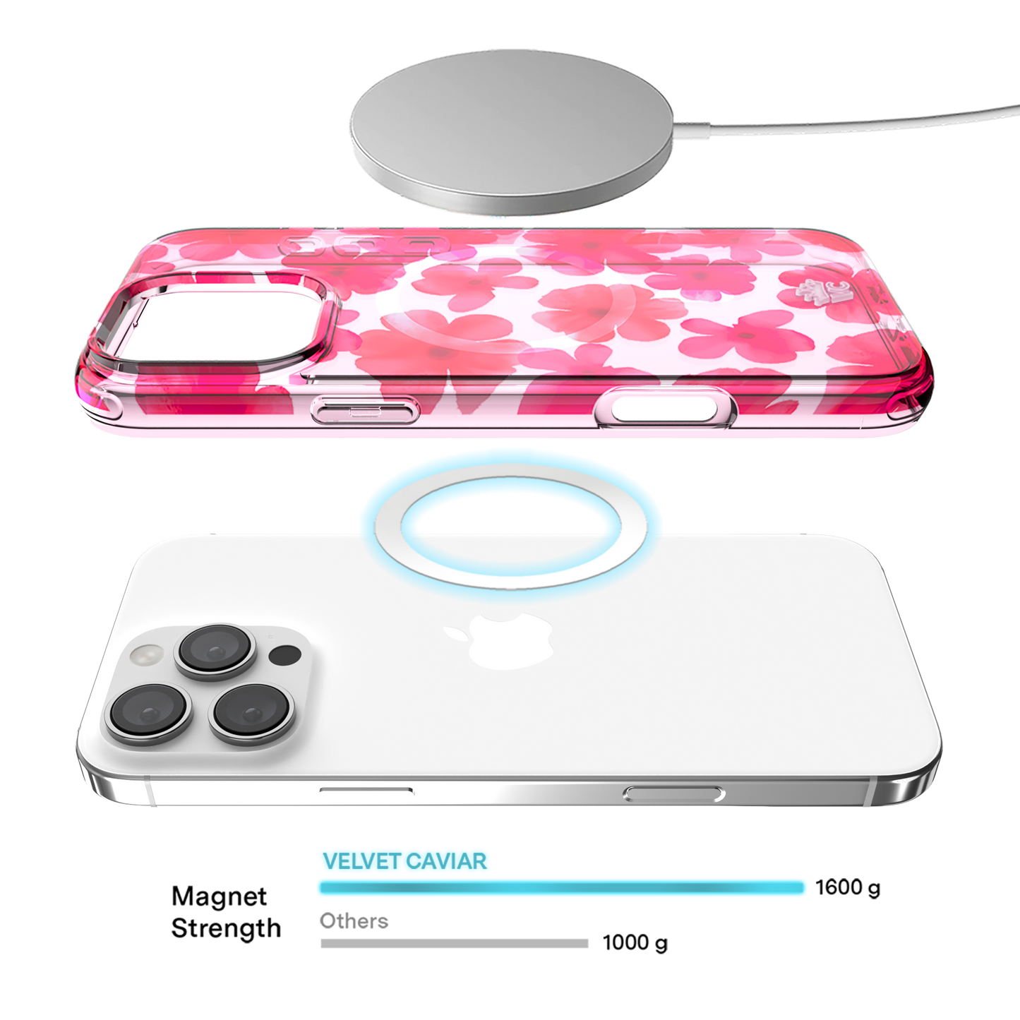 iPhone 16 Pro Max MagSafe Case- Cherry Blossom