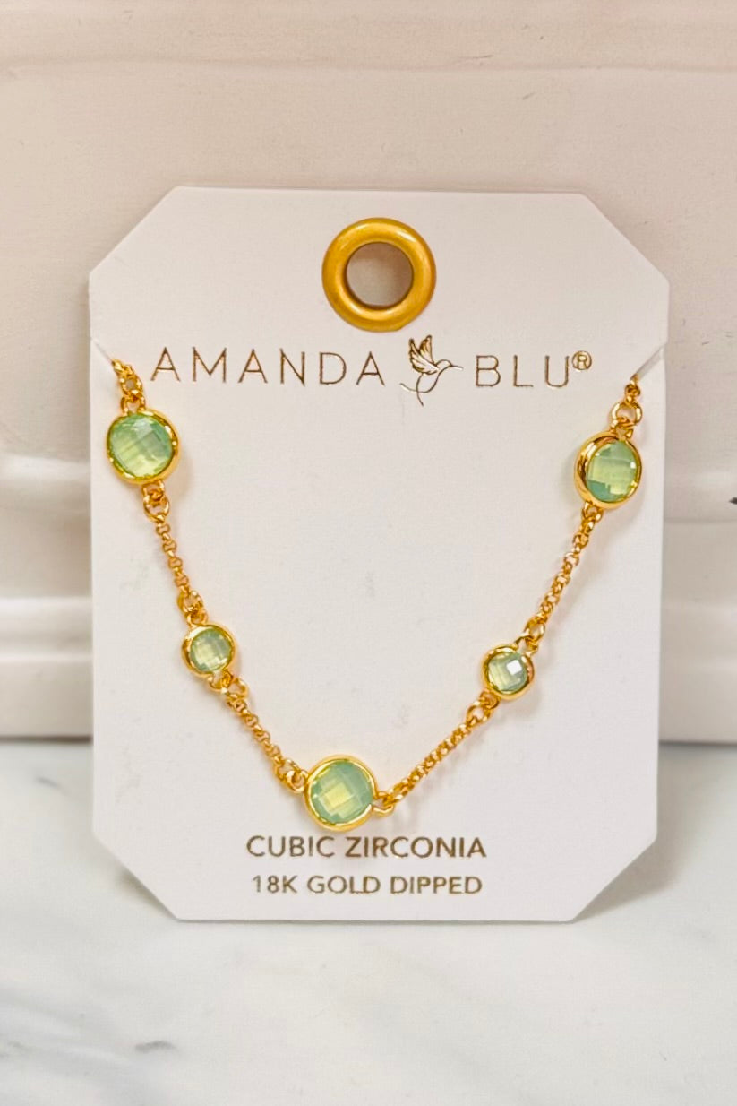 Amanda Blu Faceted CZ Collection in Gold