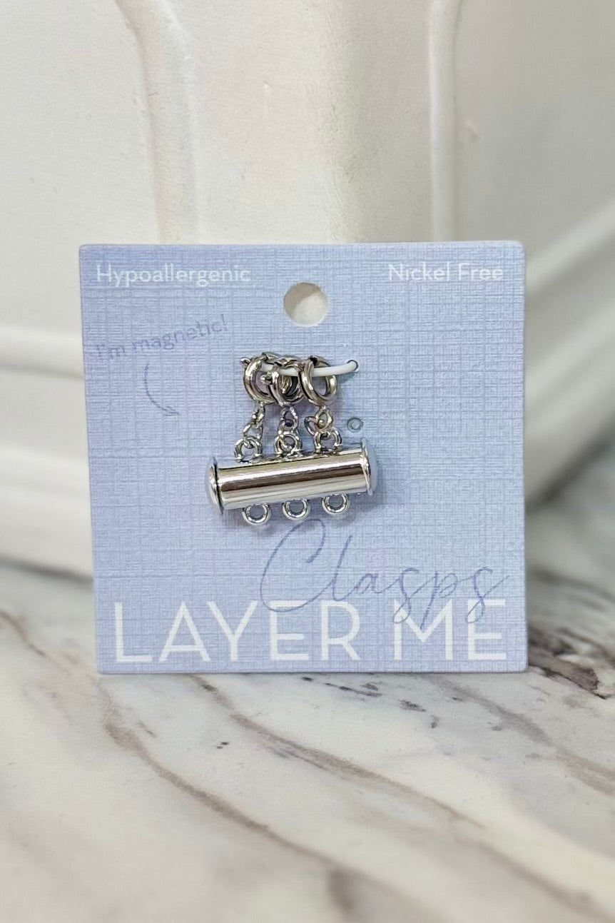 Triple Strand Necklace Layering Magnetic Clasp