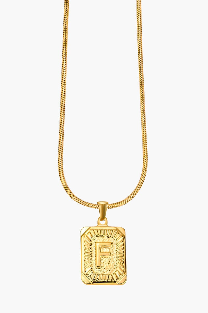 Cape Diablo Golden Glow Initial Necklace