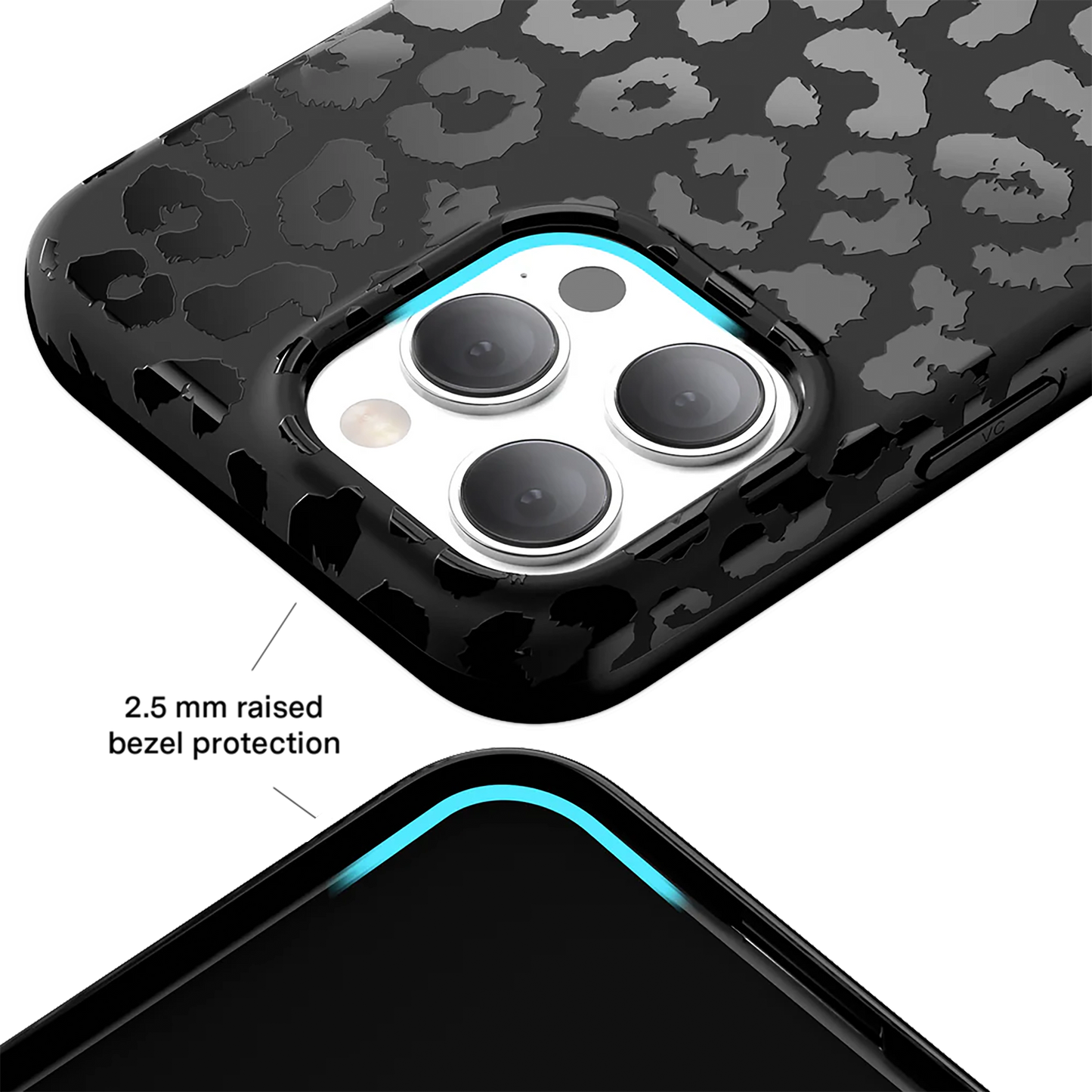Black Leopard MagSafe iPhone 16 Pro Max Case