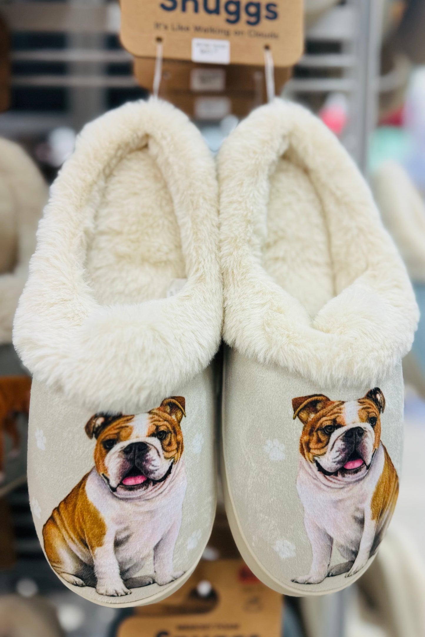 Snuggs Cozy Memory Foam Non-Slip Slippers- Favorite Pet Breeds Edition
