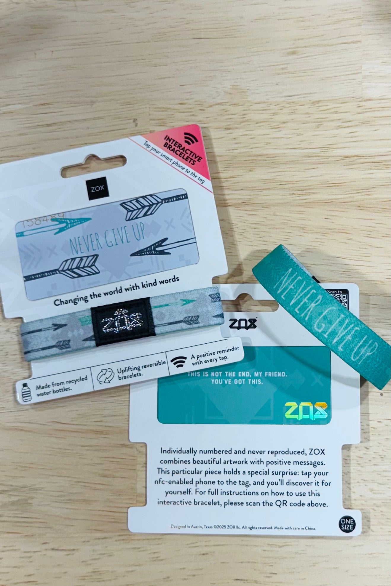 Zox Interactive Affirmation Bracelets