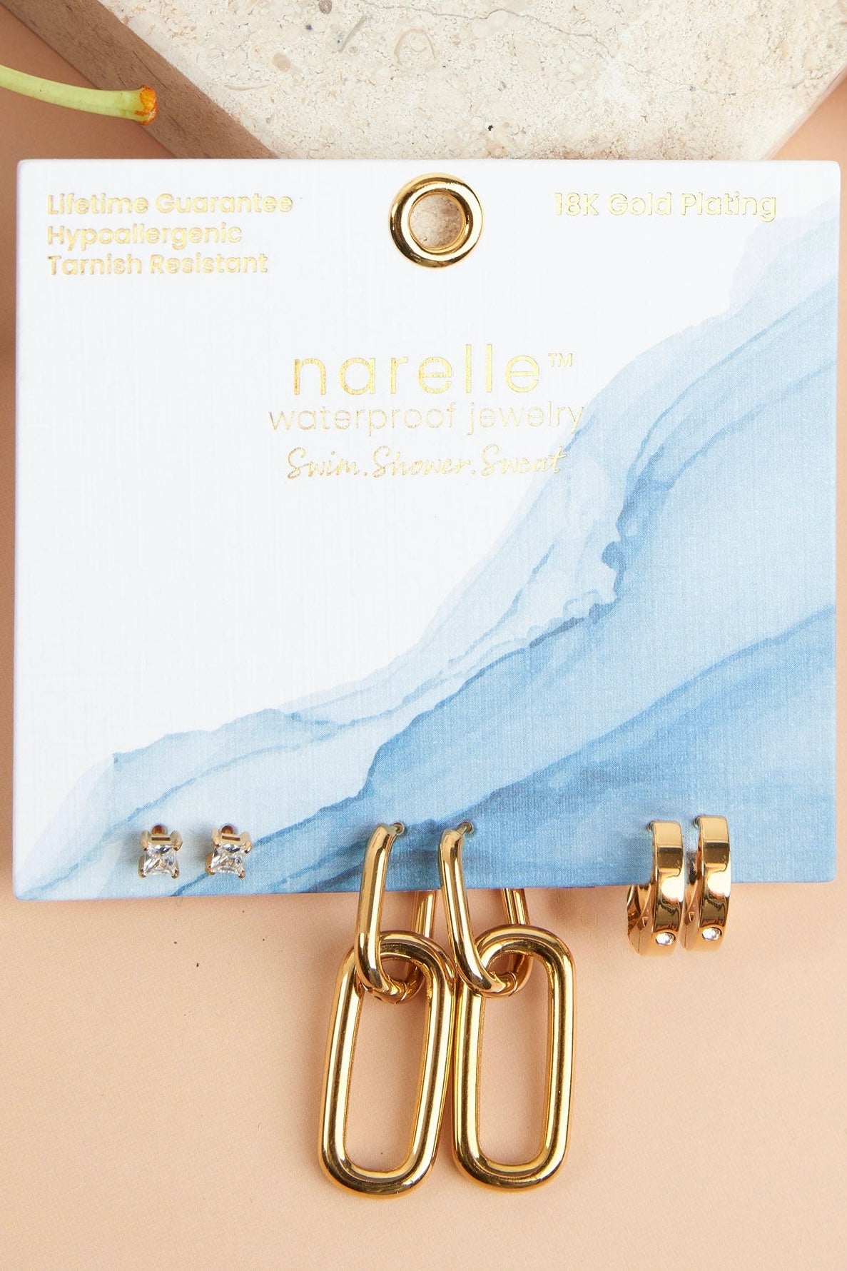 Narelle Waterproof Jewelry- Earrings Collection
