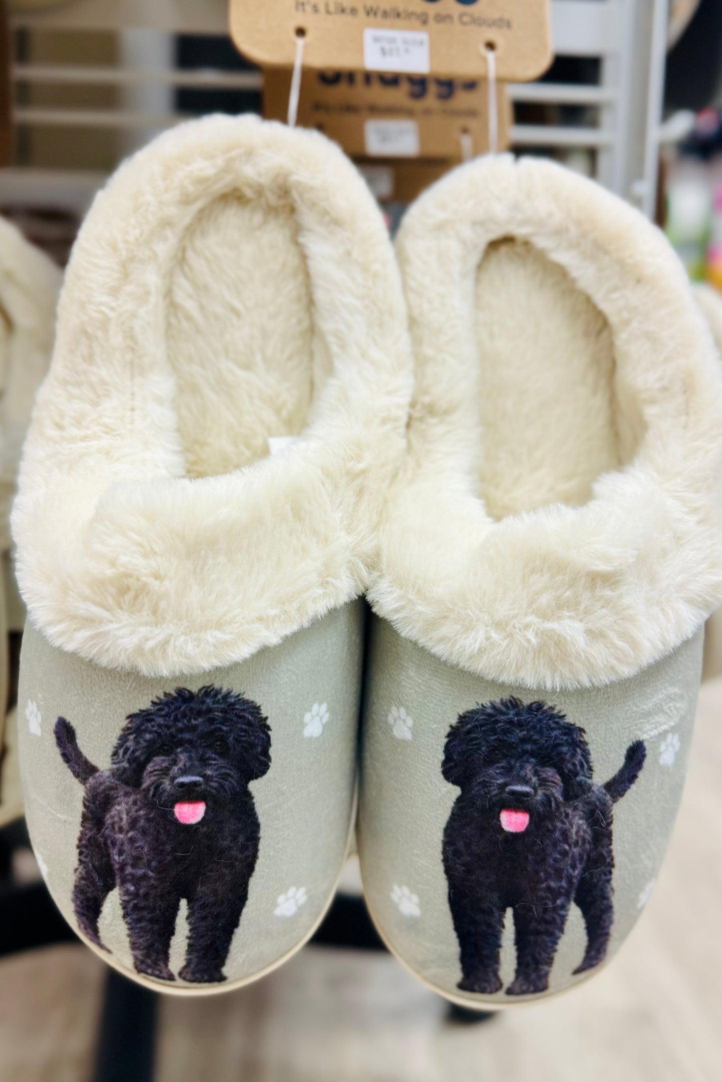 Snuggs Cozy Memory Foam Non-Slip Slippers- Favorite Pet Breeds Edition