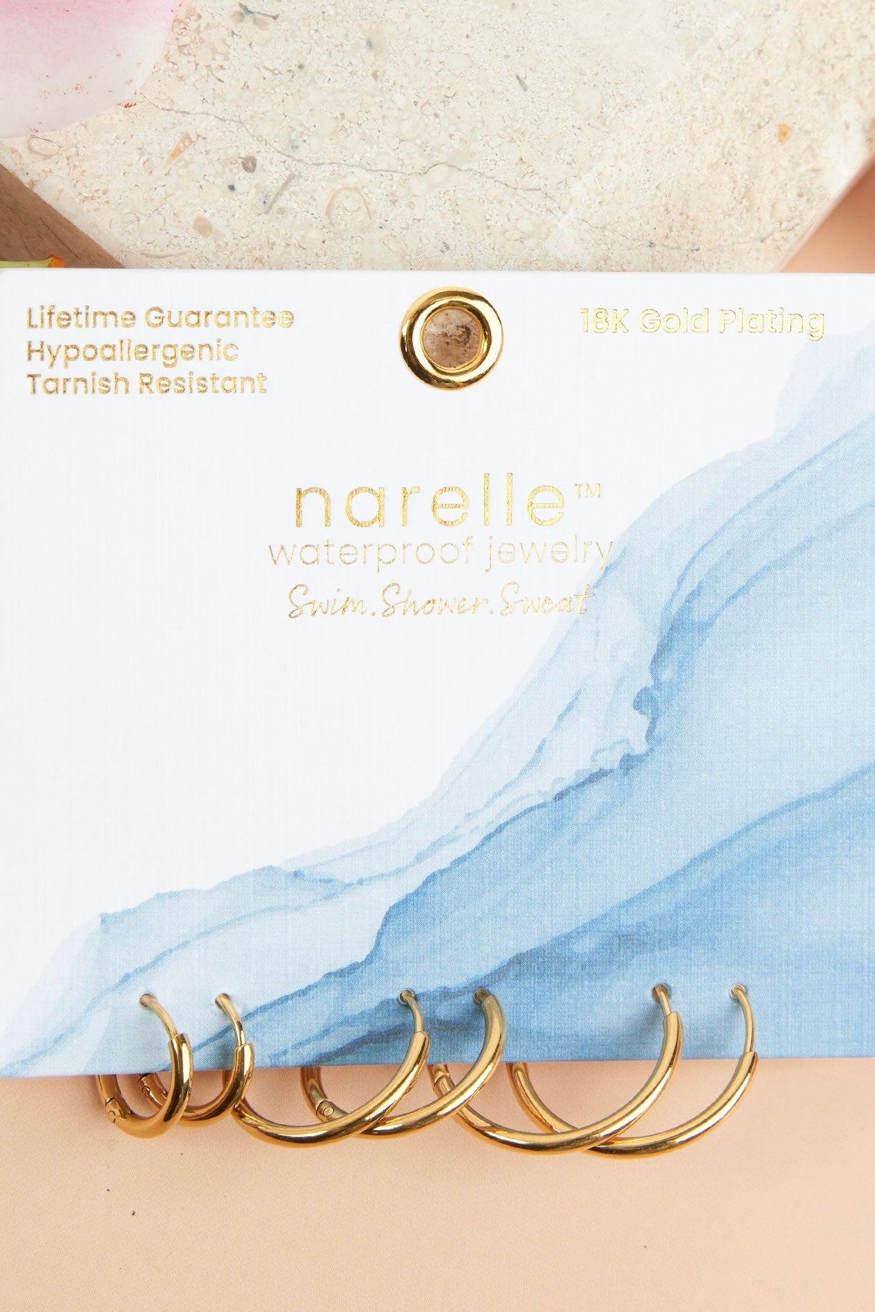 Narelle Waterproof Jewelry- Earrings Collection