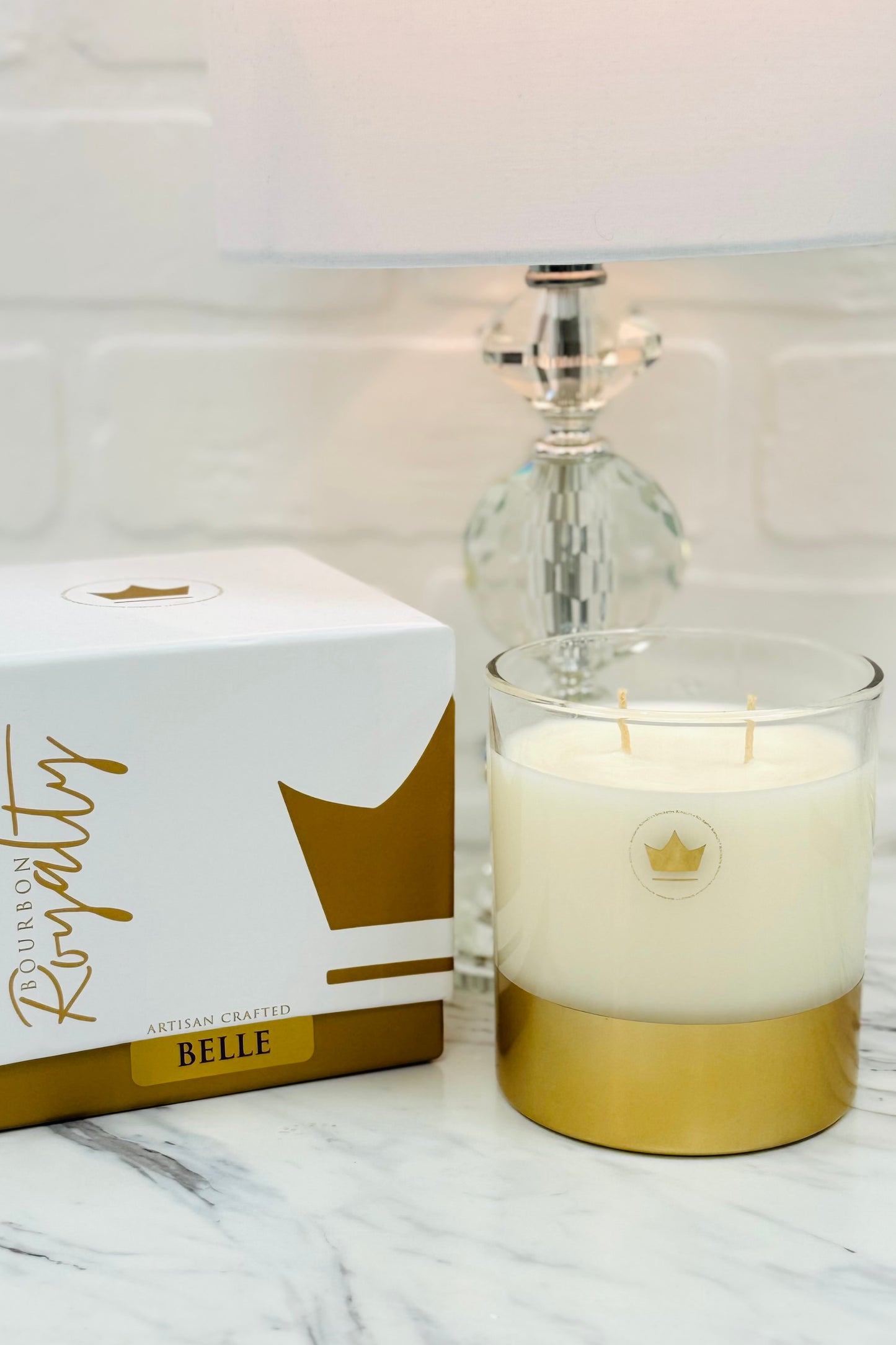 Bourbon Royalty 14 ounce Boxed Glass Candle (Choose from 8 Fragrances)