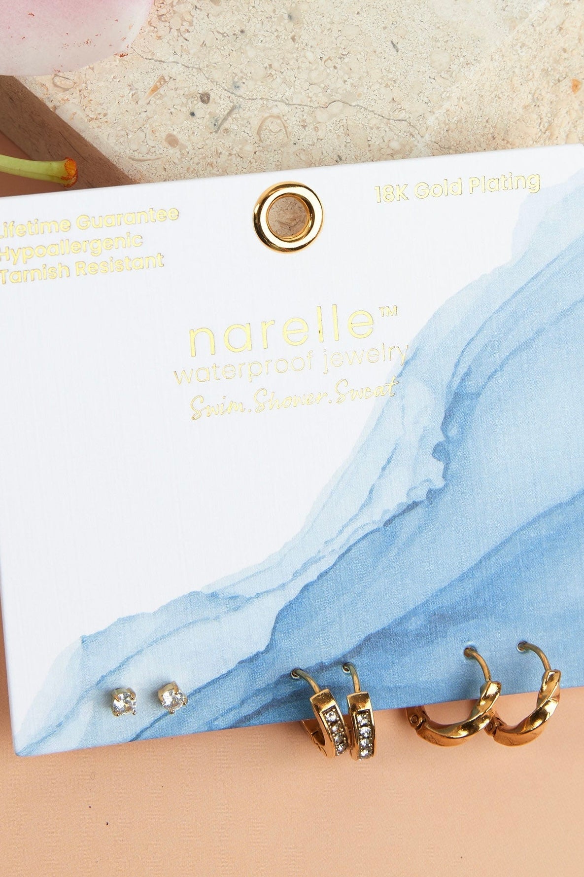 Narelle Waterproof Jewelry- Earrings Collection
