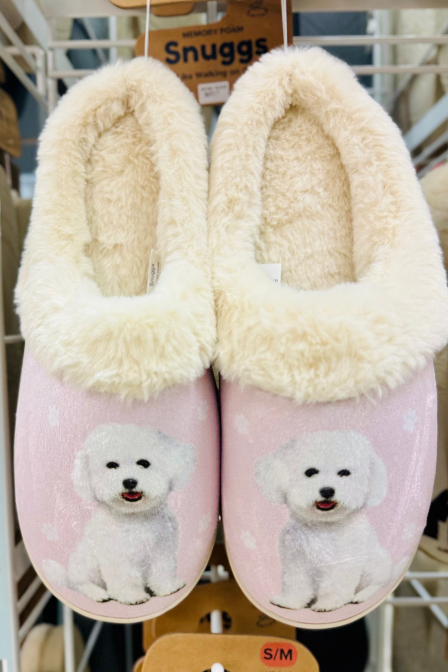 Snuggs Cozy Memory Foam Non-Slip Slippers- Favorite Pet Breeds Edition