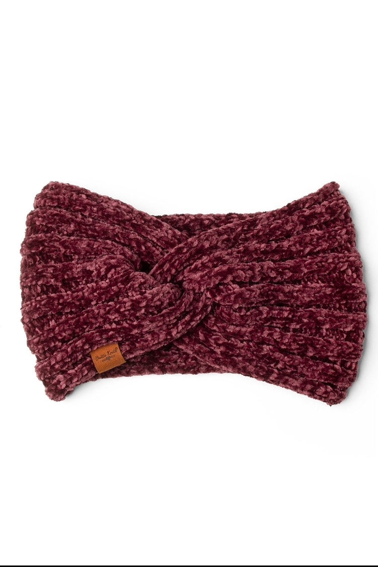 Britt’s Knits Buttery Chenille Beyond Soft Headwarmer (Choose from 4 colors)