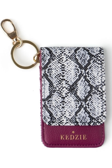 Kedzie ID Holder in Vegan Leather (Choice of 6 designs)
