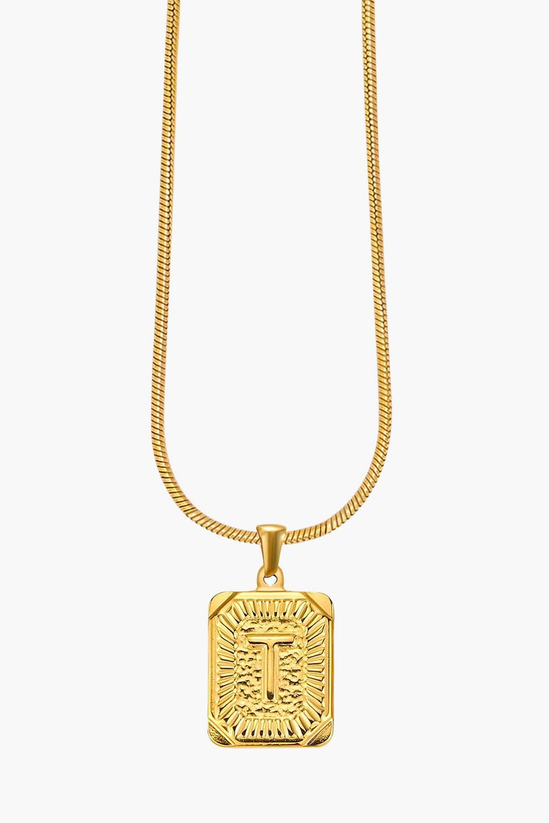 Cape Diablo Golden Glow Initial Necklace