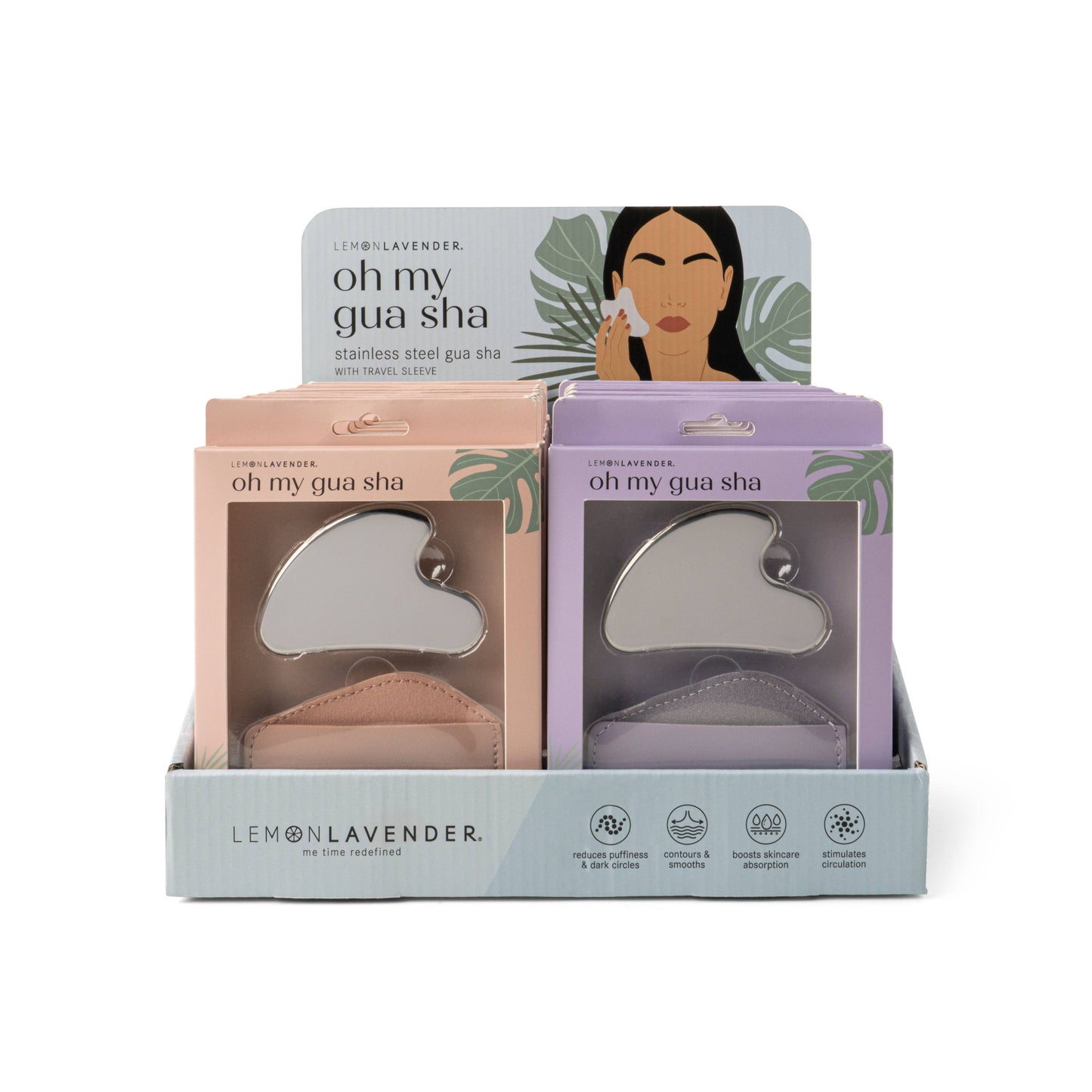 Oh My Gua Sha Stainless Steel Gua Sha by Lemon Lavender