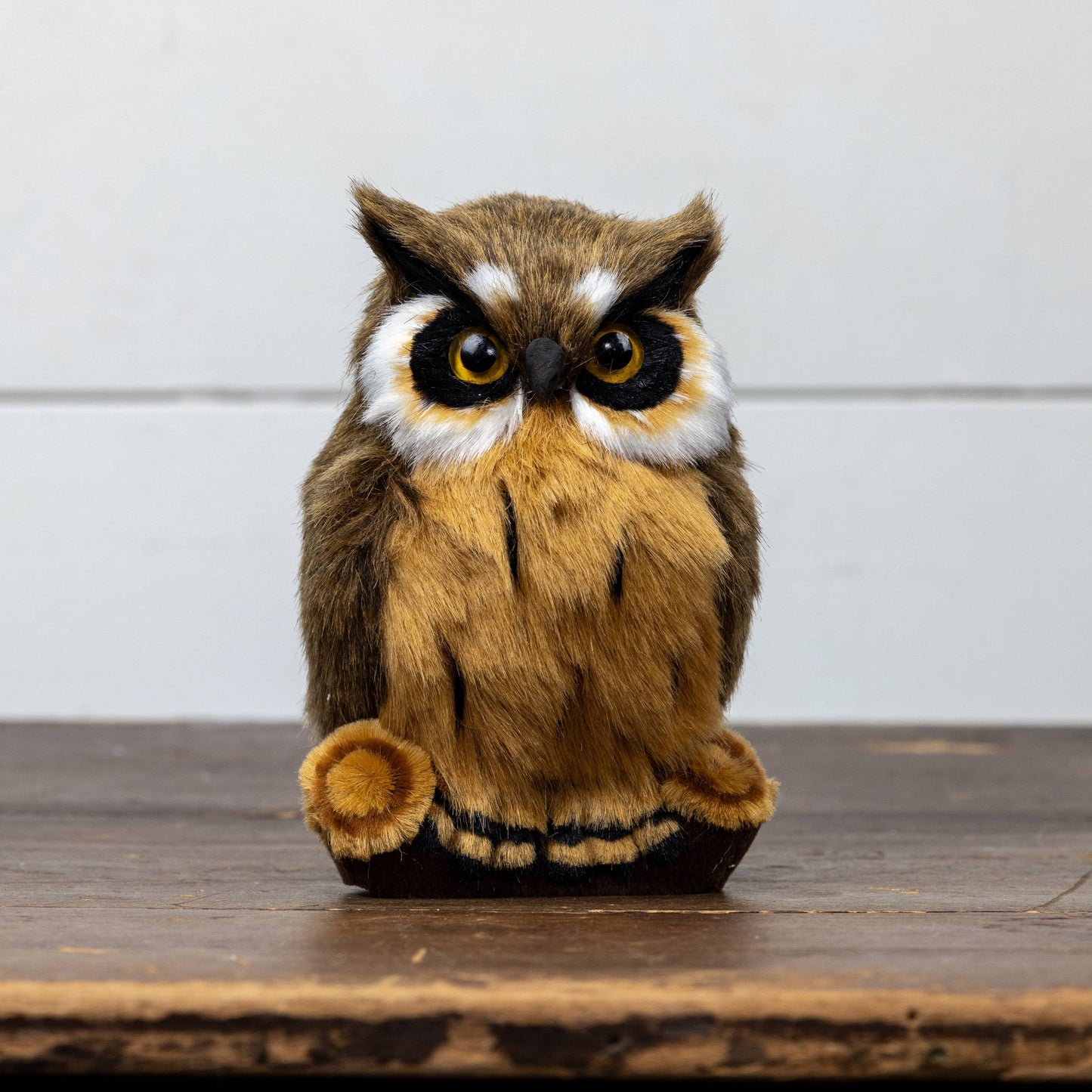 6.5" Great Horned Owl on Log