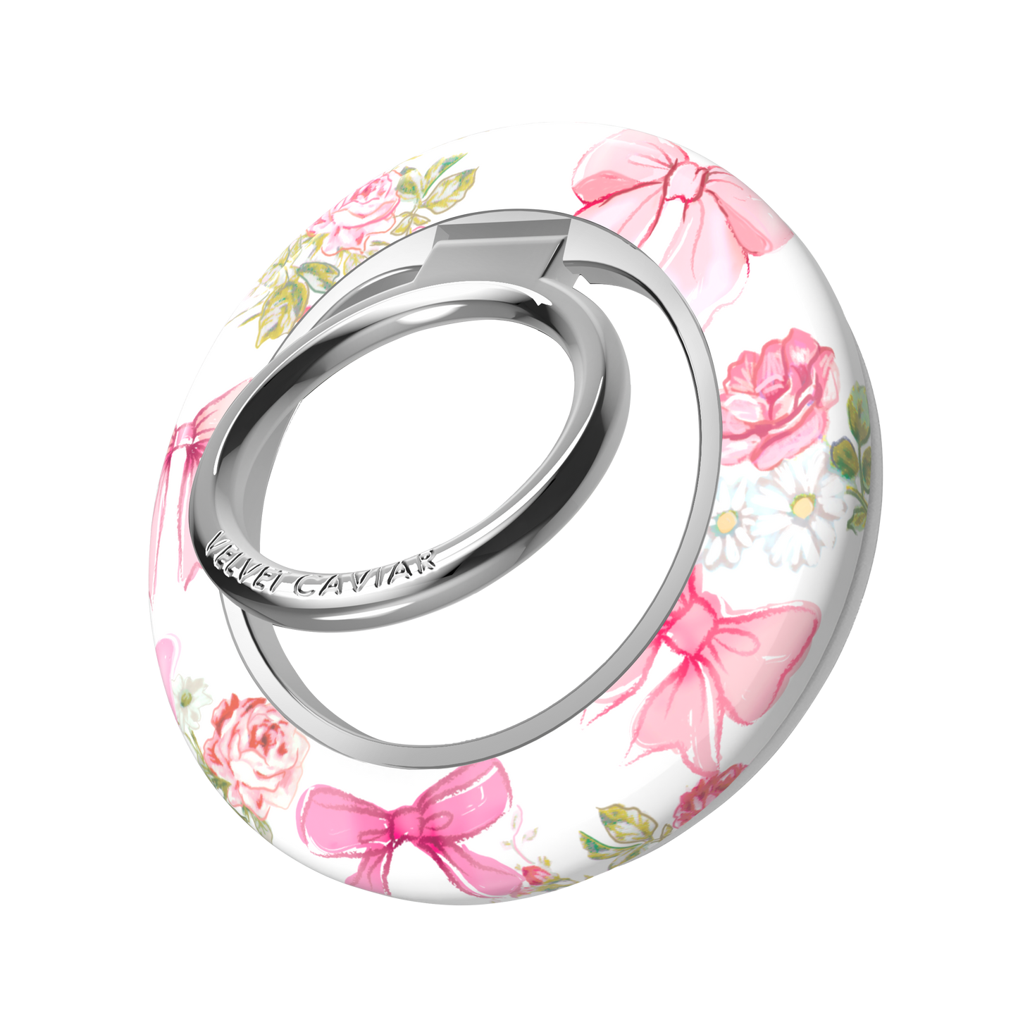 Posie Pink Bow MagSafe Grip Ring