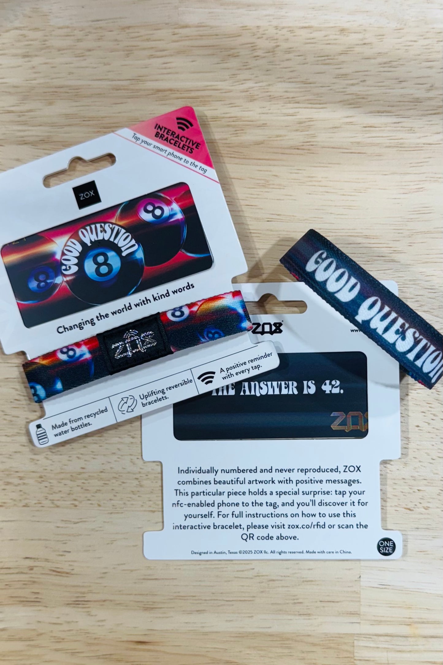 Zox Interactive Affirmation Bracelets