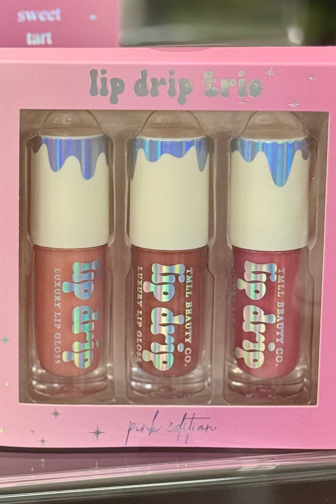 Lip Drip Limited Edition Pink Trio- Luxe Moisturizing Lip Gloss