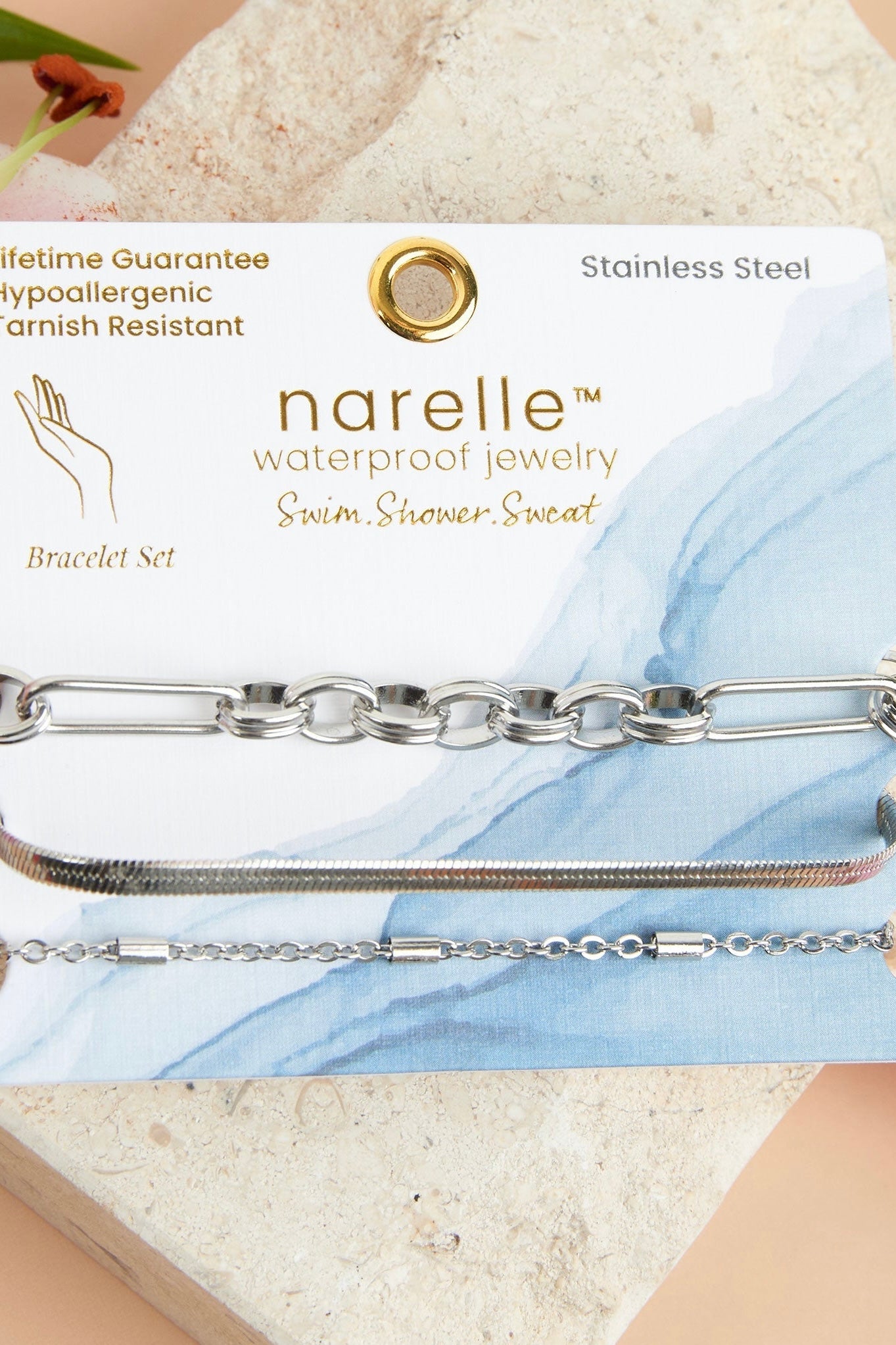 Narelle Waterproof Jewelry- Bracelet Trio Collection