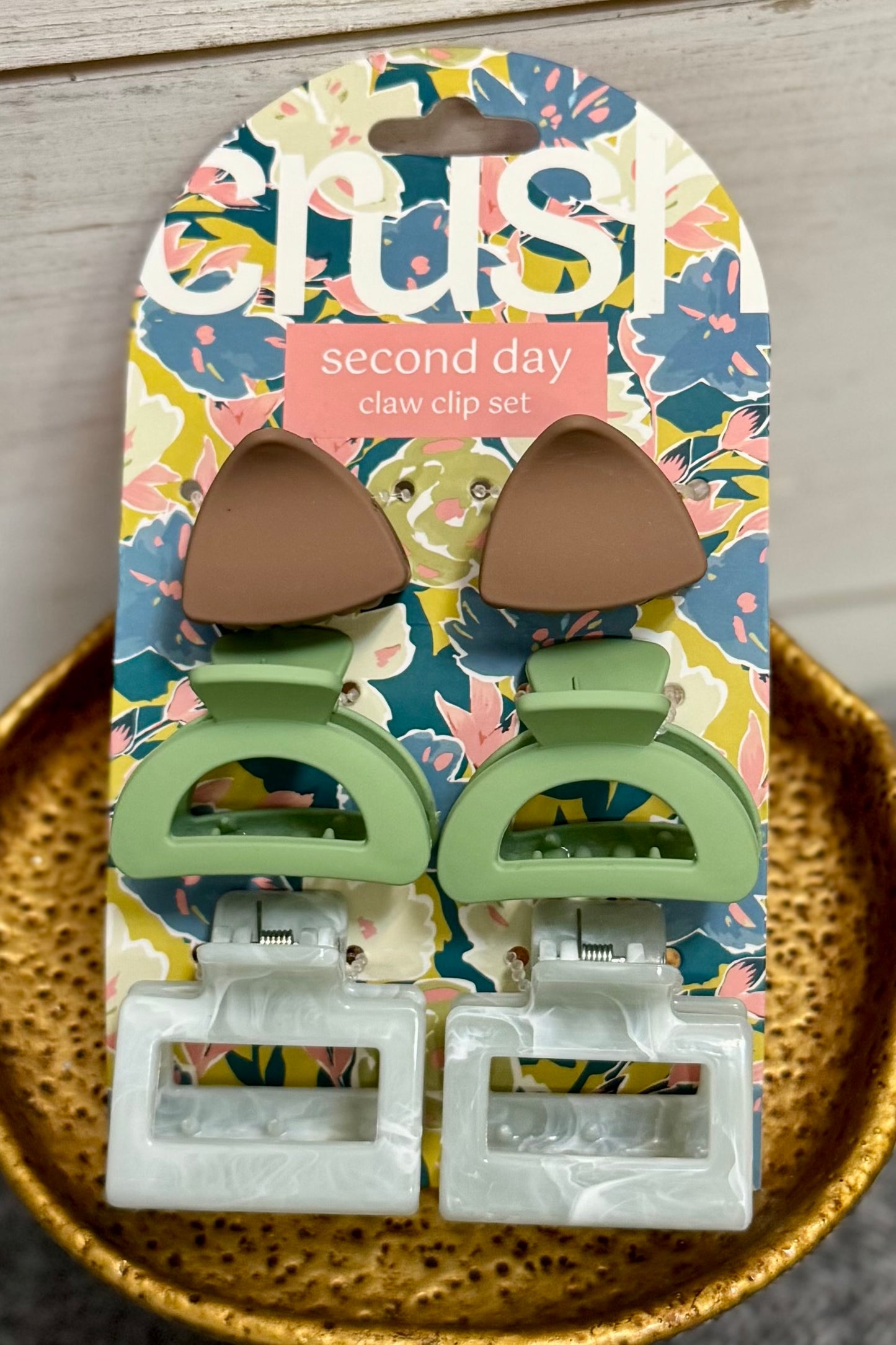 Crush Second Day Claw Clip Set