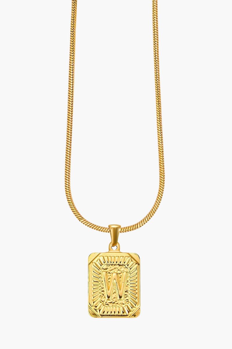 Cape Diablo Golden Glow Initial Necklace