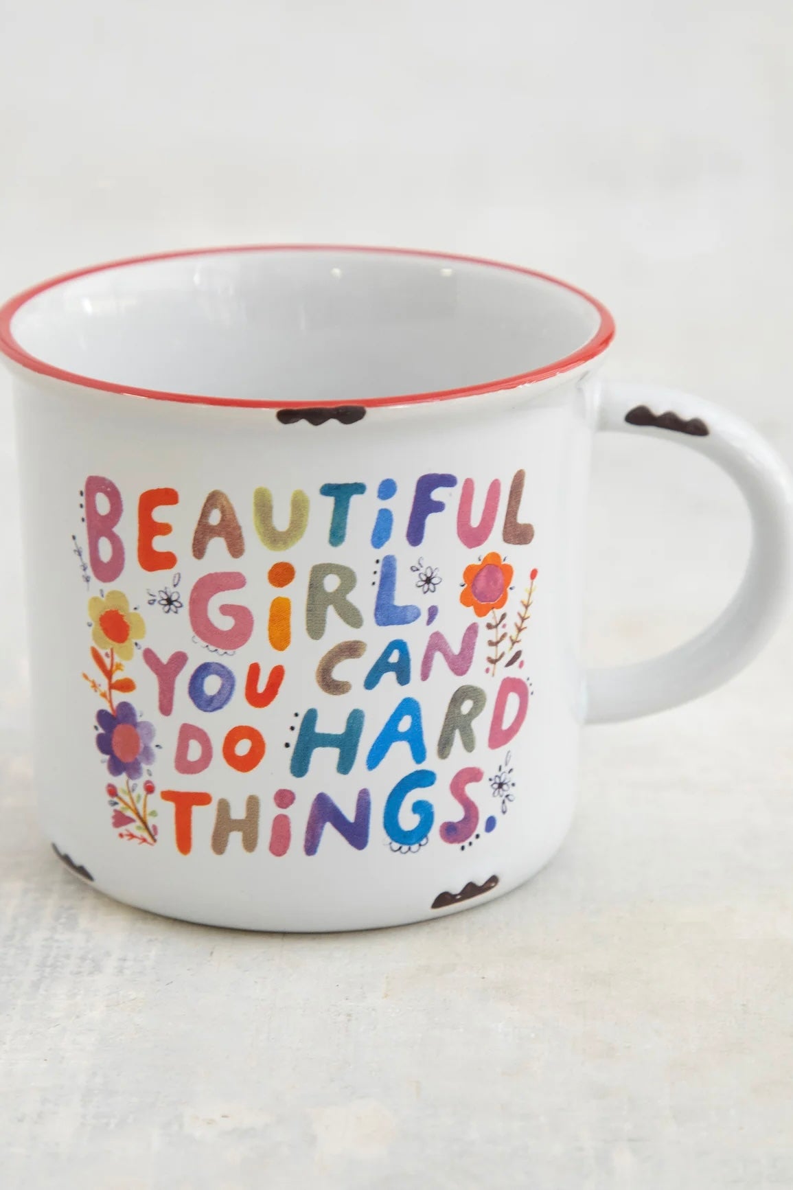 Natural Life Camp Mug- Beautiful Girl