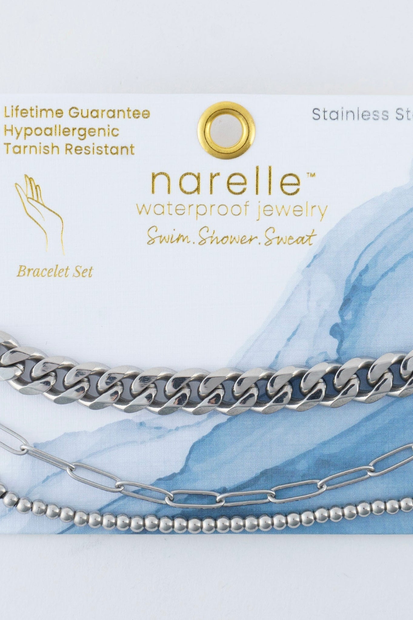 Narelle Waterproof Jewelry- Bracelet Trio Collection