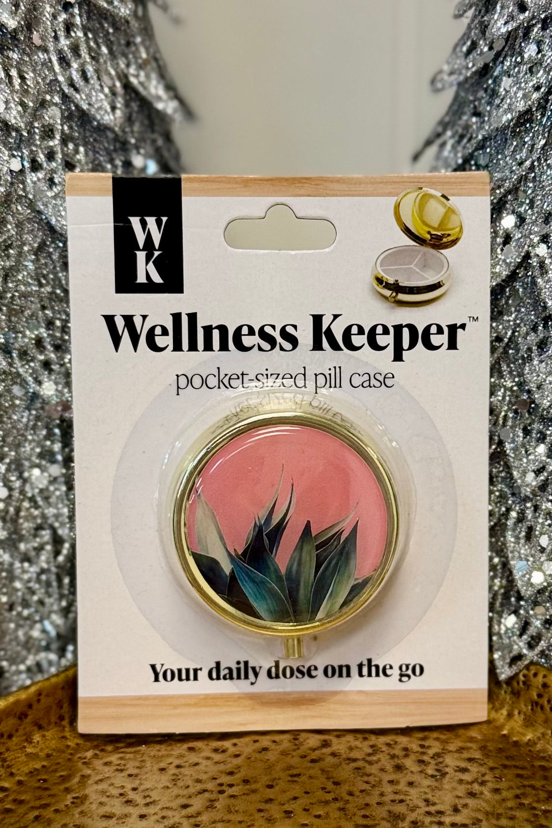 Wellness Keeper Pocket Sized Pill & Vitamin Case