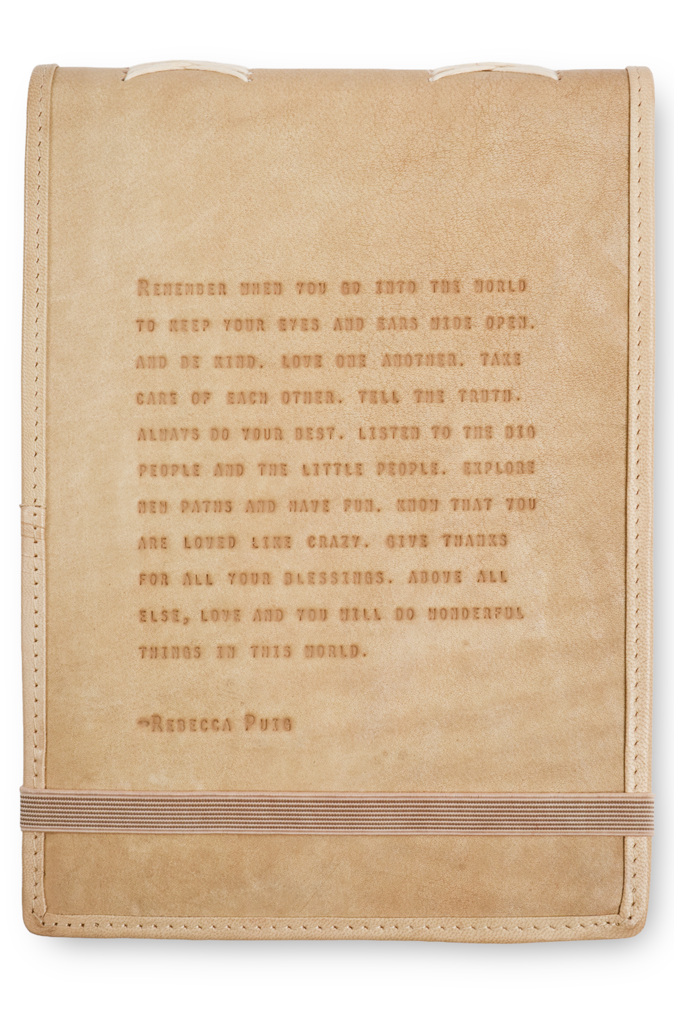 Sugarboo Remember When (Rebecca Puig) Leather Journal: Large