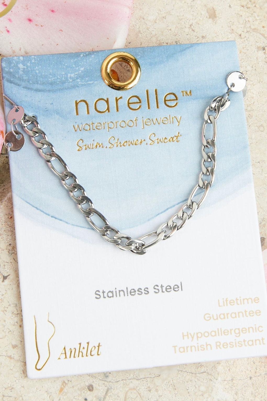 Narelle Waterproof Jewelry- Anklet Collection