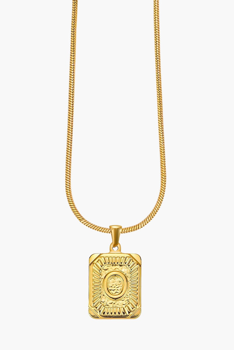 Cape Diablo Golden Glow Initial Necklace