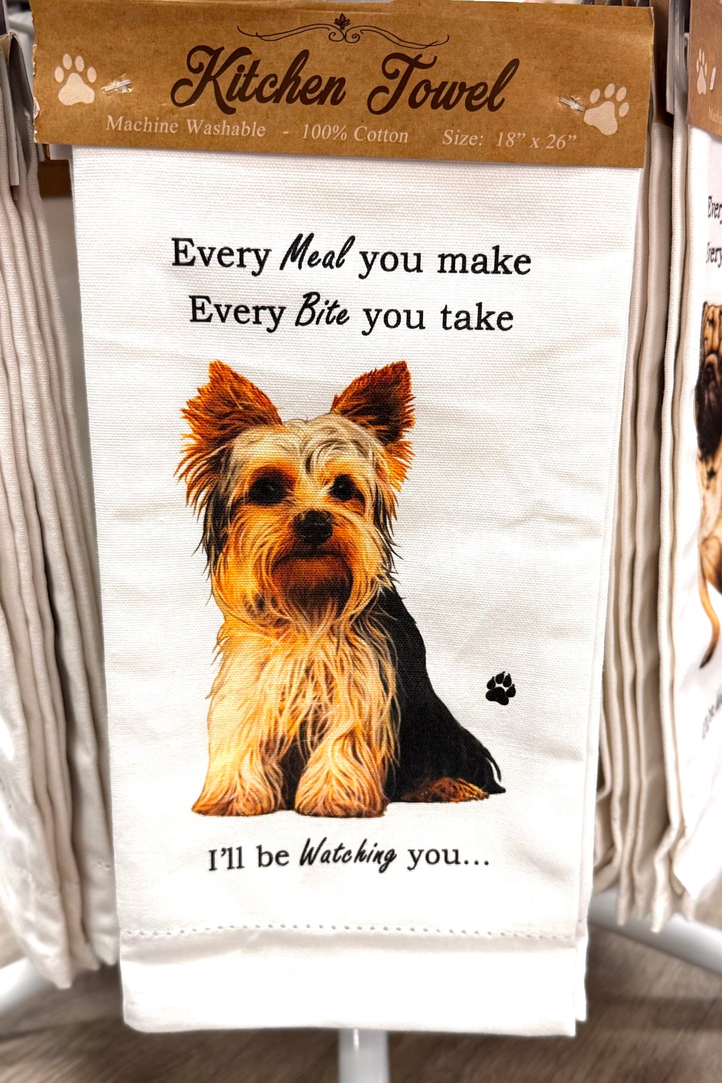 E & S Pets Kitchen Towel (Choose from 36 breeds)