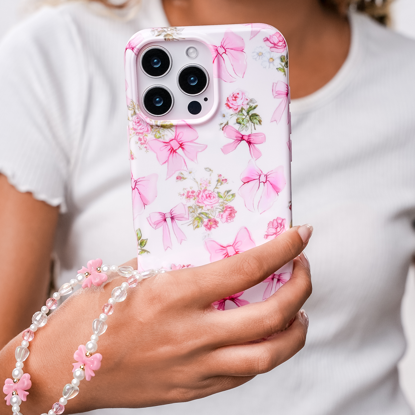 Posie Pink Bow MagSafe iPhone 16 Pro Max Case