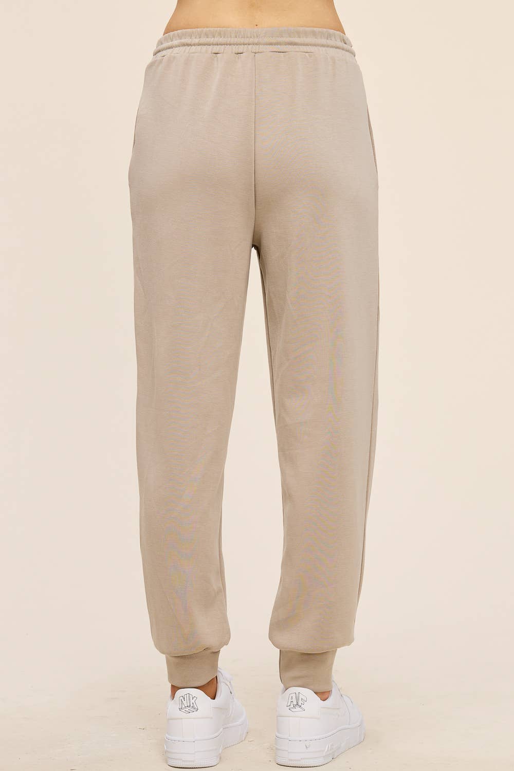 Charlotte Avery Taupe AeroSoft Scuba Joggers