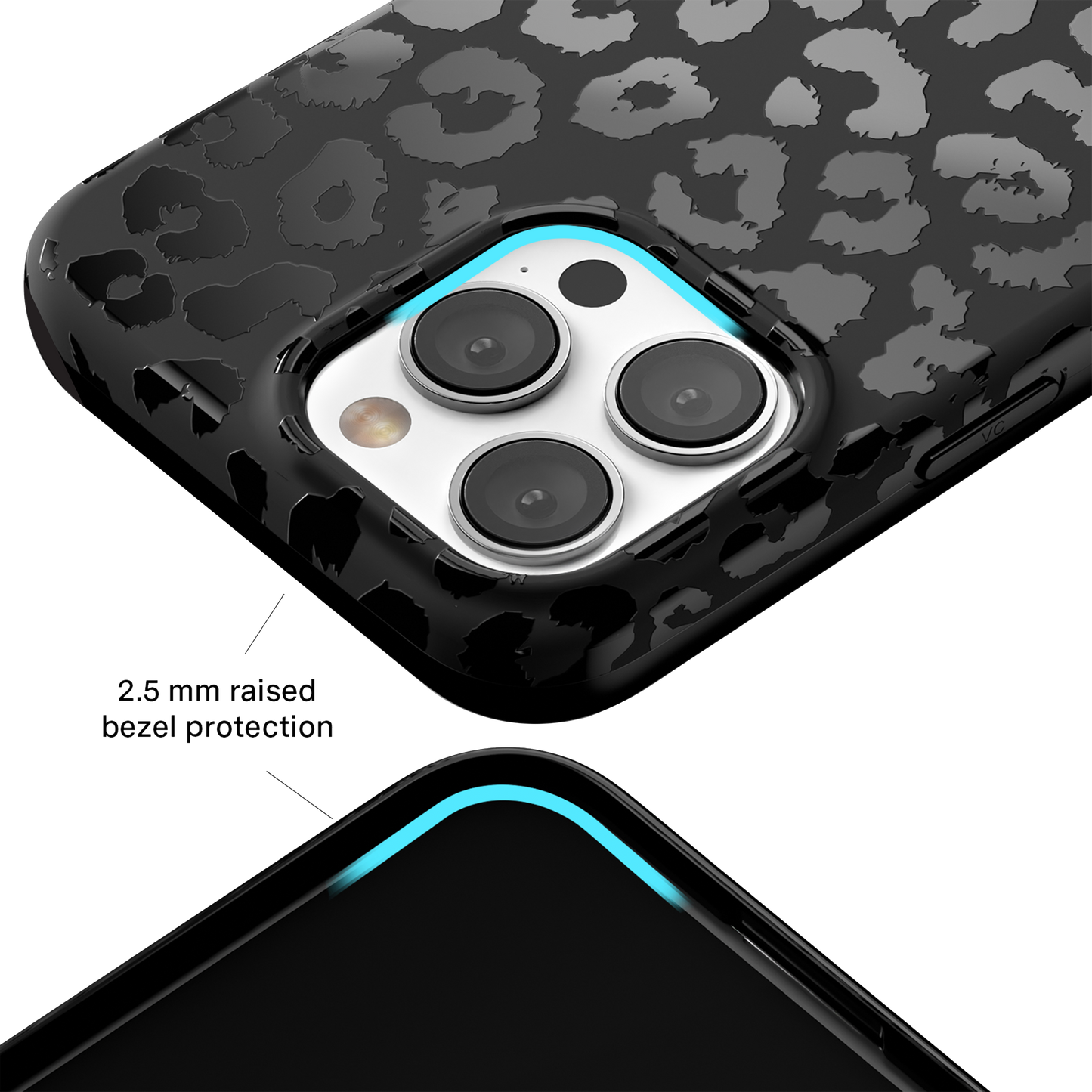 IPhone 15 Pro Max MagSafe Case-Black Leopard