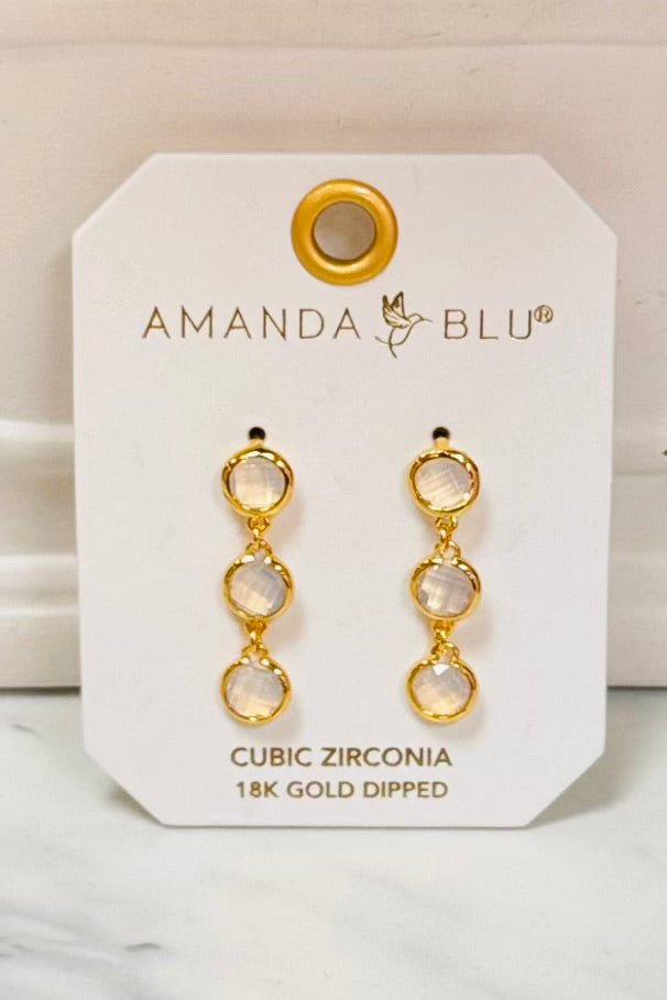 Amanda Blu Faceted CZ Collection in Gold