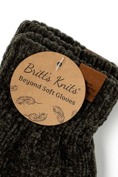 Britt’s Knits Buttery Chenille Beyond Soft Gloves (Choose from 4 colors)