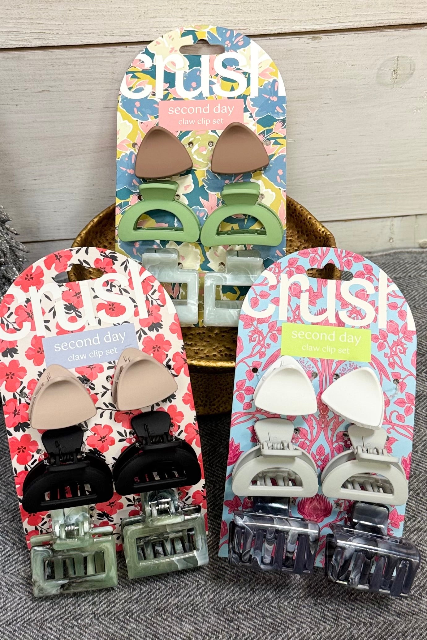 Crush Second Day Claw Clip Set