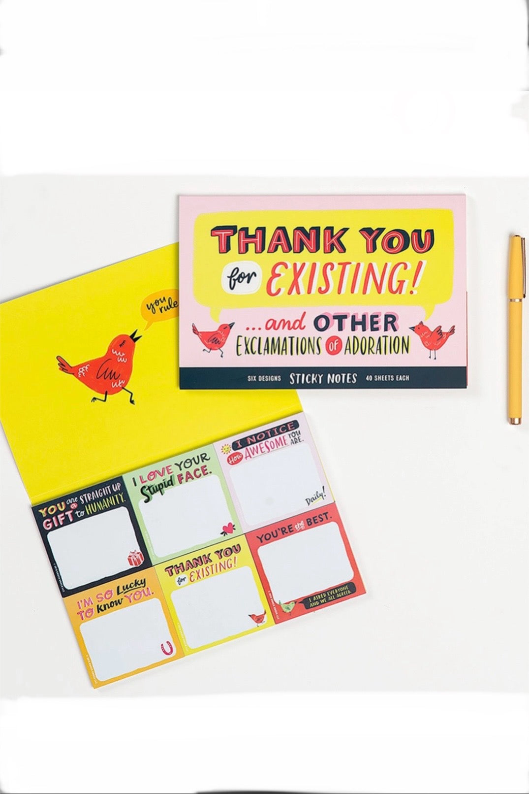 Thank You For Existing Sticky Note Set by Em & Friends