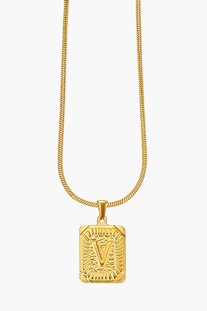 Cape Diablo Golden Glow Initial Necklace