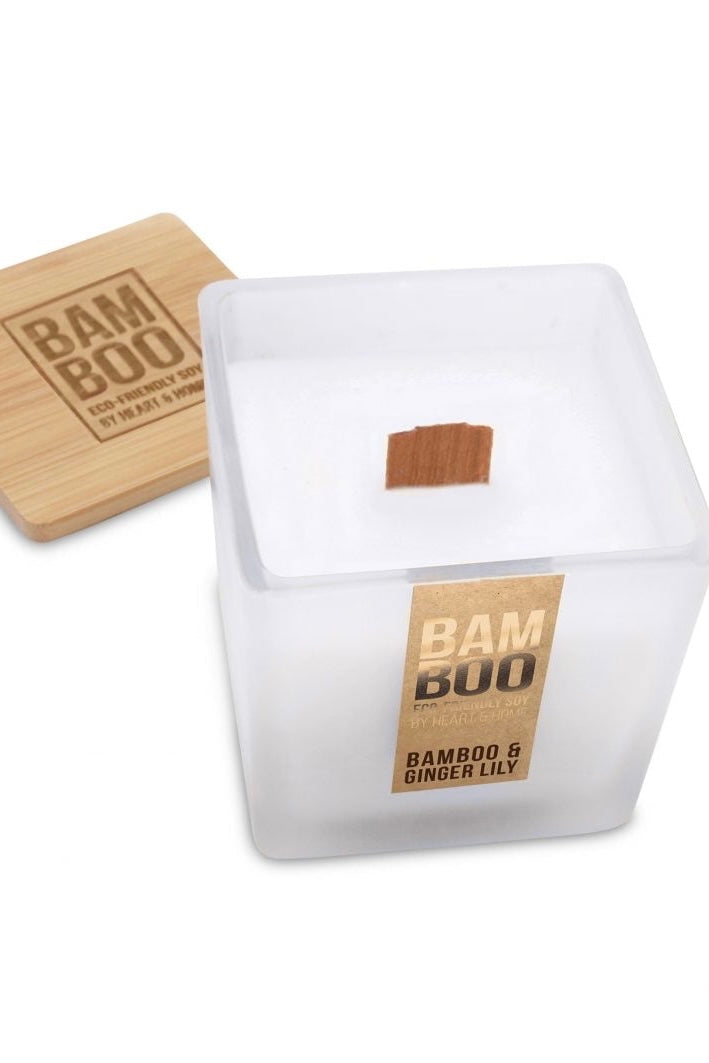 Bamboo & Ginger Lily Eco-Friendly Soy Candle & Diffuser Gift Set
