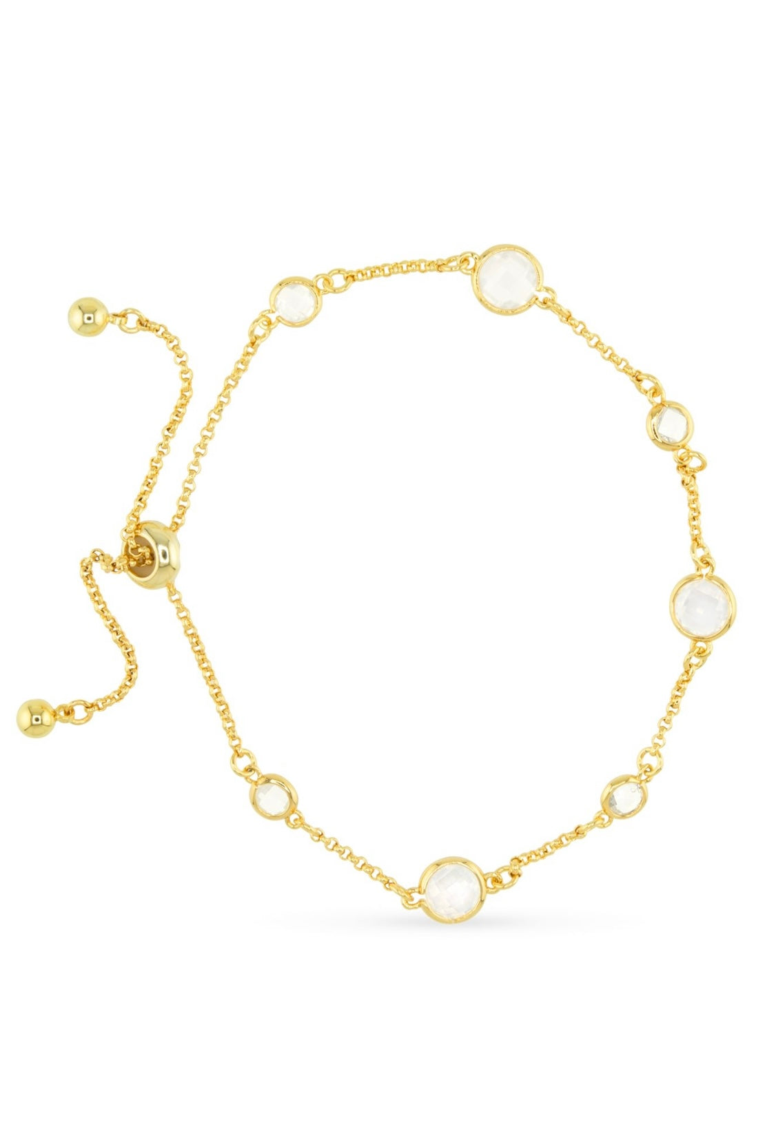 Amanda Blu Faceted CZ Collection in Gold