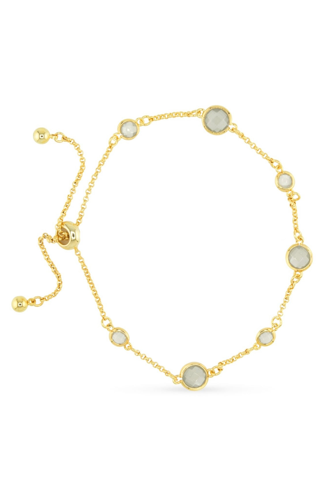Amanda Blu Faceted CZ Collection in Gold