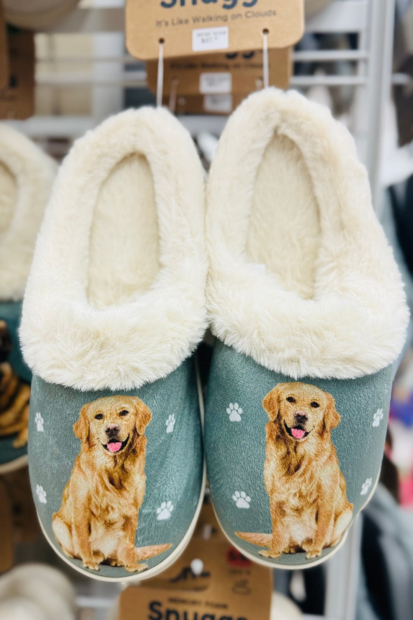 Snuggs Cozy Memory Foam Non-Slip Slippers- Favorite Pet Breeds Edition